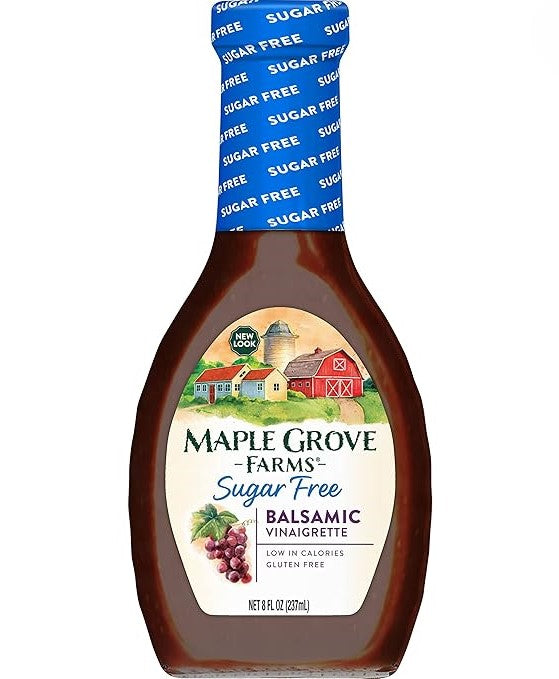 Maple Grove Farms Sugar Free Salad Dressing, Balsamic Vinaigrette, 8 fl oz
